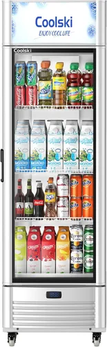 Miniatura 9 de Coolski - Refrigerador de bebidas de 24 pulgadas, 180 latas, debajo del mostrador, con acero inoxidable, refrigerador integrado y de pie