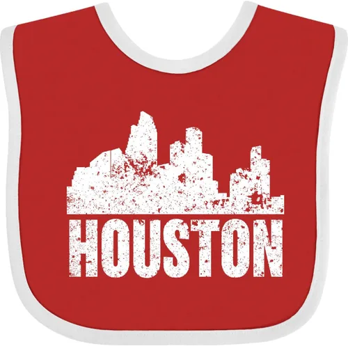 Miniatura 7 de inktastic Houston Skyline Grunge Baby Bib