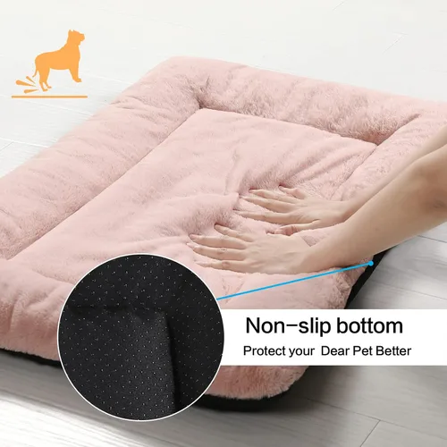 Miniatura 6 de Camas para Perros Almohadilla de Jaula para Perros Grandes Cama de Jaula para Perros Ultra Suave Lavable y Antideslizante Almohadilla de Perrera