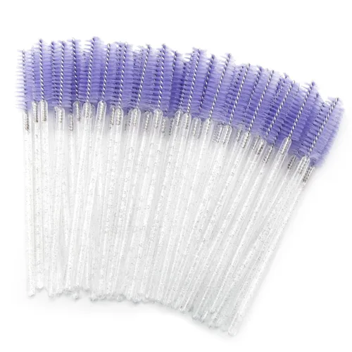 Miniatura 14 de G2PLUS 300 unidades de brochas desechables para rímel, kit de maquillaje con cepillo de pestañas de cristal, varillas ajustables para extensiones