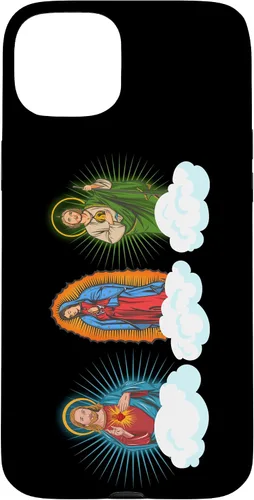 Miniatura 9 de iPhone 11 Pro Max Jesús, Virgen María y San Judas Tadeo En Nubes Caso