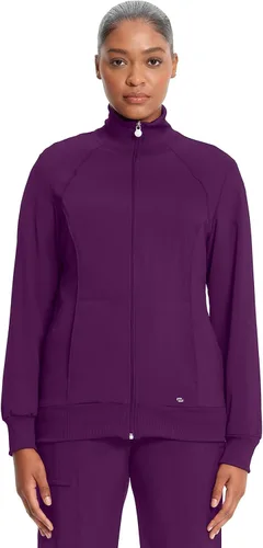 Miniatura 78 de Infinity by Cherokee 2391A - Chaquetas médicas con cremallera frontal para mujer, tela elástica en 4 direcciones