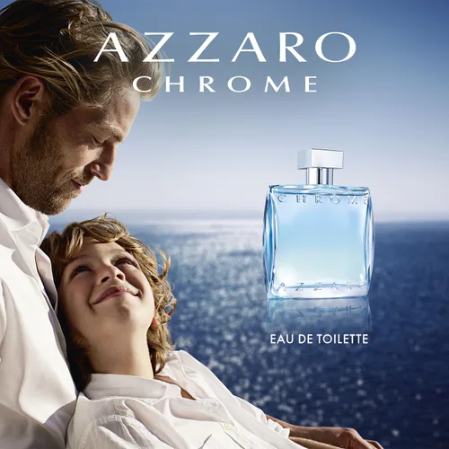 Miniatura 6 de Azzaro Eau de Toilette cromado, colonia acuática fresca para hombre, fragancia cítrica, amaderada y almizclada, notas frescas de bergamota, uso