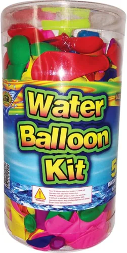 Kit de recambio de globos de agua para deportes acuáticos, 500 unidades, globos de agua biodegradables con adaptador de manguera de globo de agua