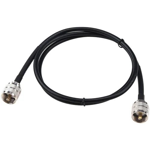 Miniatura 40 de Cable de puente PL259 de 1 pie - Cable coaxial RG58 de 15 pulgadas corto 50 ohmios coaxial para medidor SWR radio de radioaficionado radio CB