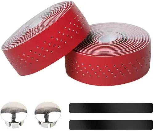 Miniatura 7 de ESUPPORT Cinta para manillar de bicicleta, cinta de manillar de bicicleta de carretera, cinta de mango de cuero, cintas de agarre cómodas