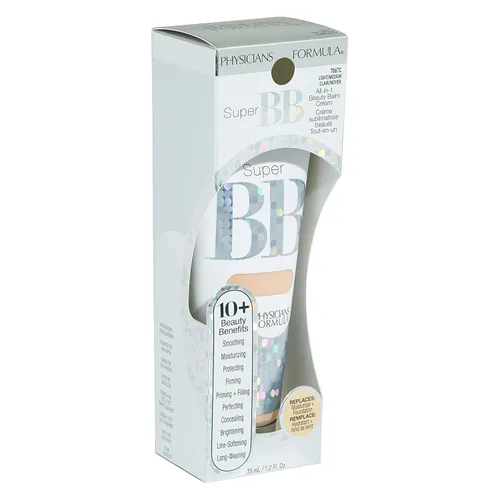 Miniatura 5 de Physicians Formula Super BB Cream. Crema de Base de Bálsamo de Belleza Teñida Todo en 1 con Base, Cobertura Hidratante Transparente, Libre de Claro