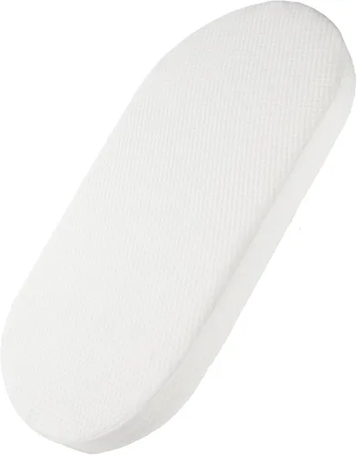 Miniatura 9 de Mecc ecoh Colchón de moisés, ovalado de 29 x 17 pulgadas, soporte fuerte de 2 pulgadas de grosor, funda transpirable extraíble, protector de forro