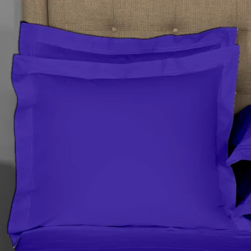 Miniatura 35 de Crown Collection Juego de 2 fundas de almohada estándar de 20 x 26 pulgadas, hipoalergénicas de 600 hilos, 100% algodón egipcio, fundas de almohada