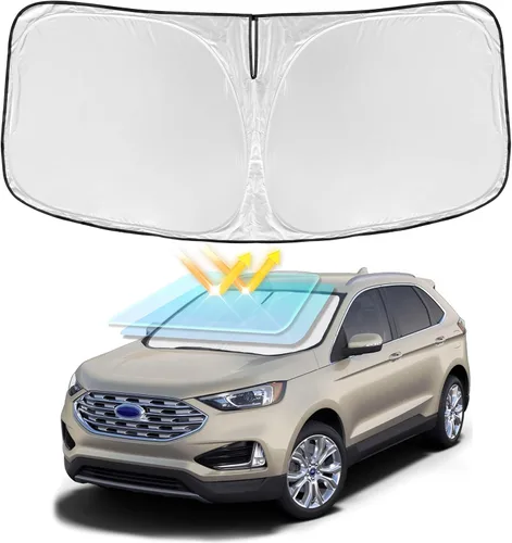 Miniatura 99 de para Dodge RAM 1500 2019-2024 2025 2026 Parasol Parasol para Parabrisas Cubierta - 4 Capas Parasol para Ventana Delantera para RAM1500 2Puertas