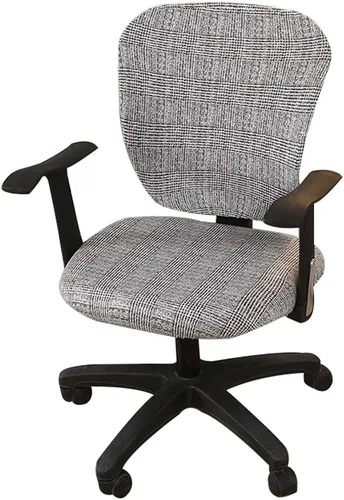 Miniatura 20 de Jinzio Funda para silla de oficina de computadora, tela protectora dividida y elástica, de poliéster, universal, para escritorio, para silla
