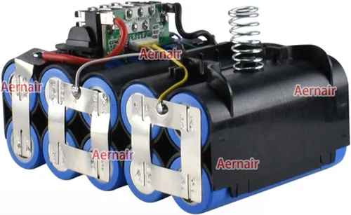 Miniatura 3 de Piezas de repuesto para Dewalt 20V DCB204 DCB205, kit de reparación de reconstrucción de batería rota 18650, caja de plástico, carcasa de repuesto