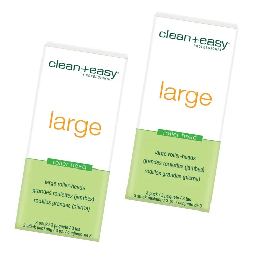 Miniatura 9 de Clean + Easy Cabezales de rodillo de cera grandes – Aplicadores de recarga de cera enrollable para cartucho de encerado, depilación para piernas
