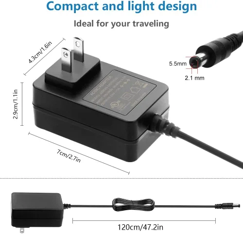 Miniatura 2 de SHNITPWR Adaptador de fuente de alimentación de 24 V 1A 100 V ~ 240 V AC a CC Transformador de 24 voltios 1000 mA 800 mA 600 mA 400 mA Disponible