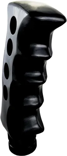 Miniatura 5 de Lunsom - Pomo de palanca de cambios para transmisión manual, ajuste universal para la mayoría de los vehículos manuales (Negro)