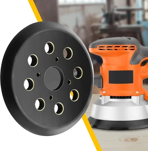 Miniatura 6 de Reemplazo de almohadilla de lijado de 5 pulgadas, compatible con lijadoras de órbita aleatoria Ridgid R2600, R2601