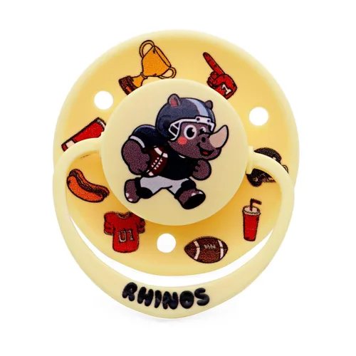 Miniatura 9 de Bonito chupete de tamaño adulto: Big Shield Paci para la ansiedad con clips Paci, pezón grande de silicona suave para dormir Amarillo