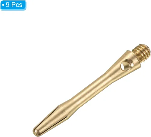 Miniatura 3 de PATIKIL Eje de dardo, rosca mediana 2BA de aluminio Dart Tallos de dardo Accesorios de lanzamiento de montaje para punta de acero Latón