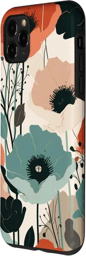 Miniatura 2 de Funda para iPhone 11 Pro Max Minimal Poppy Flower Boho Floral Cute Aesthetic