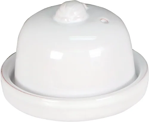 Miniatura 13 de Eurita Terra Cotta - Asador de ajo con tapa y ventilación de vapor, horneador de ajo de arcilla natural para horno o microondas, plato para asar ajo