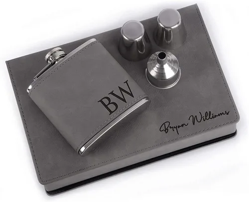 Miniatura 7 de Regalos de padrinos de boda – Juego de regalo personalizado para padrinos de boda con caja de regalo, embudo y vasos de chupito, despedida