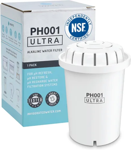 Miniatura 10 de Invigorated Water PH001 - Filtro de agua alcalino blanco - Filtros de repuesto para todos los sistemas de filtración de jarras y dispensadores - Sin