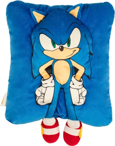 Miniatura 11 de Sonic The Hedgehog Anime Knuckles The Echidna - Almohada de peluche para niños, súper suave y acogedora, 18.50 pulgadas de alto, (producto oficial)