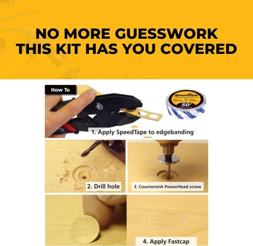 Miniatura 4 de FastCap Kit de perforación de color personalizado para fabricación de gabinetes