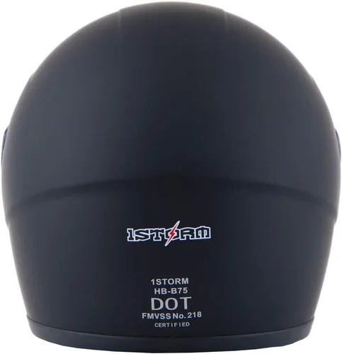 Miniatura 8 de 1Storm - Casco completo con alas y cuernos para motocicleta