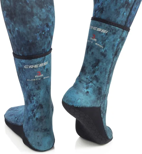 Miniatura 3 de CRESSI Calcetines de camuflaje de neopreno para adultos de 0.118 in para apnea, esnórquel, buceo - Calcetines Hunter: diseñados en Italia