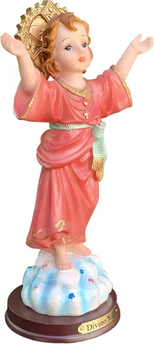 Miniatura 2 de Divino Nino - Figura de estatua religiosa de 8 pulgadas de alto