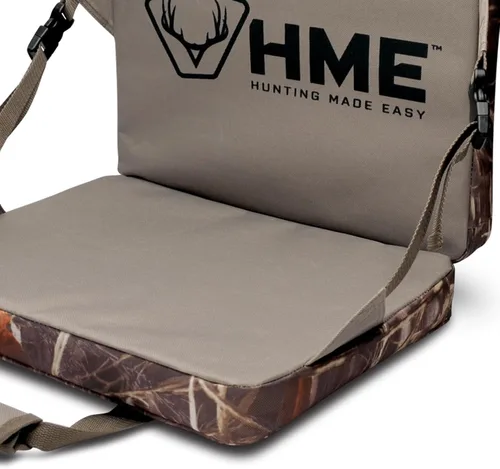 Miniatura 2 de HME Cojín de espuma para asiento plegable de caza, duradero, portátil, compacto, cómodo, resistente a la intemperie, versátil con correas ajustables