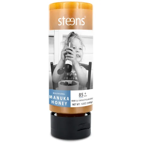 Miniatura 10 de Steens Miel de Manuka - MGO 85+ - Miel de Manuka multifloral pura y cruda 100% certificada, embotellada y sellada en Nueva Zelanda, 7.9 onzas