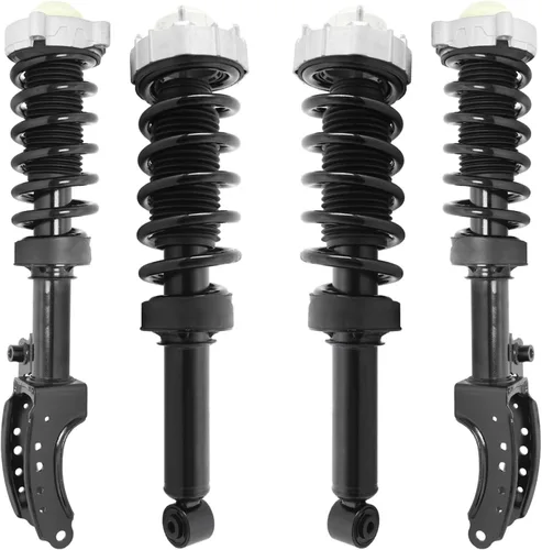 Miniatura 28 de Detroit Axle - 4 piezas de soportes para Toyota 2004 2005 2006 2007 2008 2009 Prius, soportes delanteros y traseros con resortes helicoidales