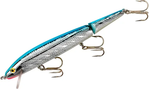 Miniatura 12 de Rebel Lures Señuelo de pesca de pececillo articulado en forma de cangrejo Plateado/Azul
