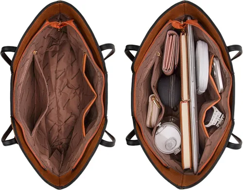 Miniatura 7 de Montana West - Bolsos de mano para mujer, bolso tipo satchel con asa superior mediana