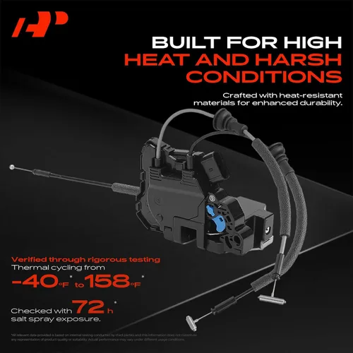 Miniatura 4 de A-Premium Actuador de bloqueo de puerta delantera izquierda del lado del conductor compatible con Hyundai Elantra 2011-2012 L4 1.8L, Elantra