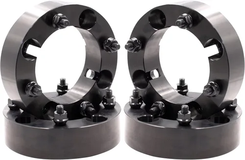 Miniatura 8 de Wheel Accessories Parts 2 espaciadores de rueda ATV UTV 4 en 5.394 in 0.157x5.394 in 2.00 pulgadas de grosor 4.331 in Hub M10 1.25 10x1.25 rosca