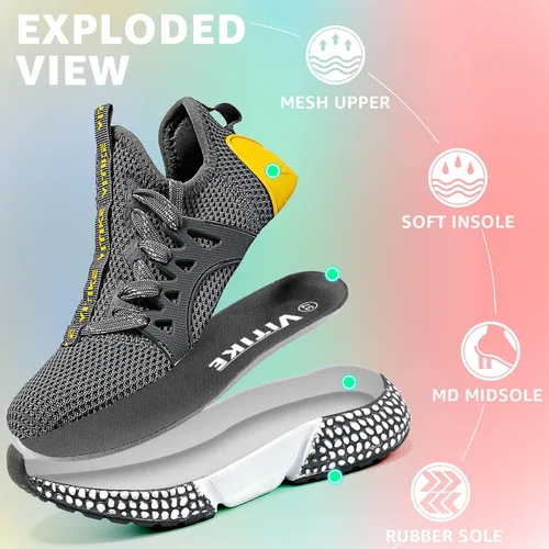Miniatura 3 de WETIKE - Zapatos deportivos ligeros de malla