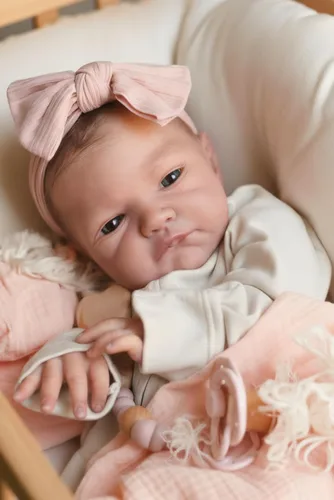 WOOROY Muñecas Reborn de bebé realistas - Muñeca recién nacida de 20 pulgadas para bebé niña con cuerpo suave y pesado, juguete de regalo para niños