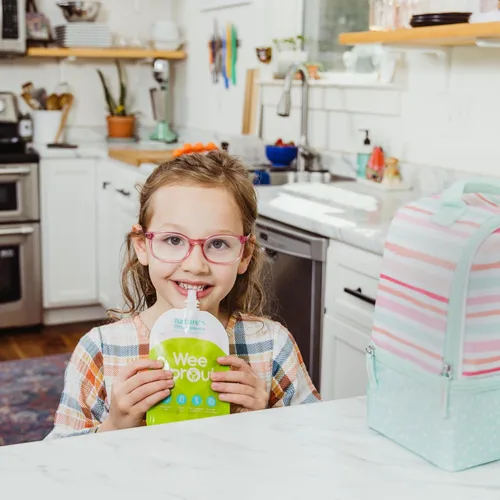 Miniatura 2 de Bolsa de alimentos reutilizable (paquete de 6), fácil de llenar y de limpiar, doble cierre significa que no hay fugas, perfecto para alimentos