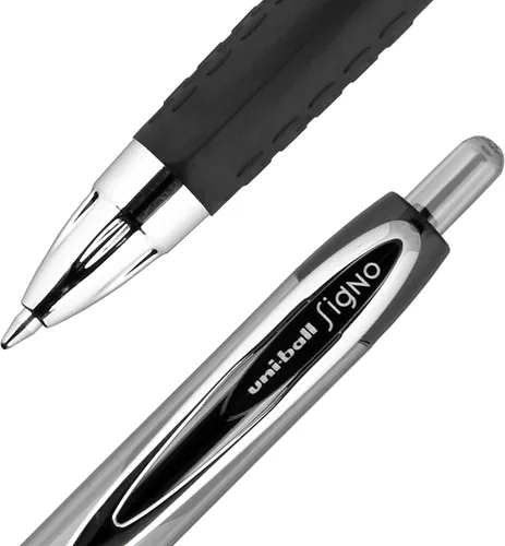 Miniatura 7 de uniball Vision - Bolígrafos de punta fina de 0.028 in, color azul, 12 unidades y bolígrafos de gel uniball, 207 signo gel con punta media de 0.028