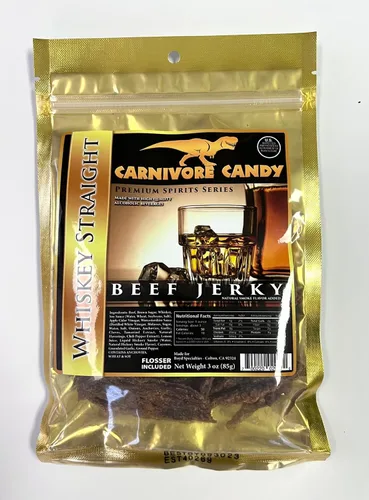 Miniatura 4 de Kit de supervivencia de carne seca exótica y gourmet de Jerky Dynasty en una lata de munición - Bocados enteros premium y varas para acampar, hacer