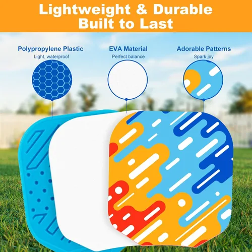 Miniatura 3 de Outdoor Toys for Kids Pickleball Paddles - Outside Beach Yard Games Toy for Kid Ages 4-5-6-7-8-12 Year Old Boys & Girls Gifts, Balls Set of 2, Azul