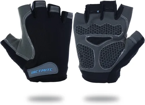Bictmitc Guantes de ciclismo de montaña de gel, guantes deportivos antideslizantes, guantes de ciclismo acolchados que absorben los golpes, guantes