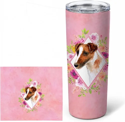 Miniatura 52 de Caroline's Treasures CK4270TBL20 - Vaso delgado de acero inoxidable de 20 onzas con aislamiento al vacío de doble pared, reutilizable