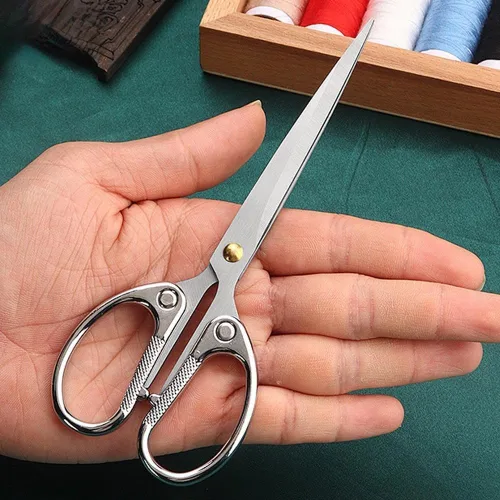 Miniatura 3 de Tijeras de oficina de acero inoxidable de 6.3 pulgadas, tijeras de hoja ultra afiladas, tijeras afiladas resistentes para oficina, hogar, escuela