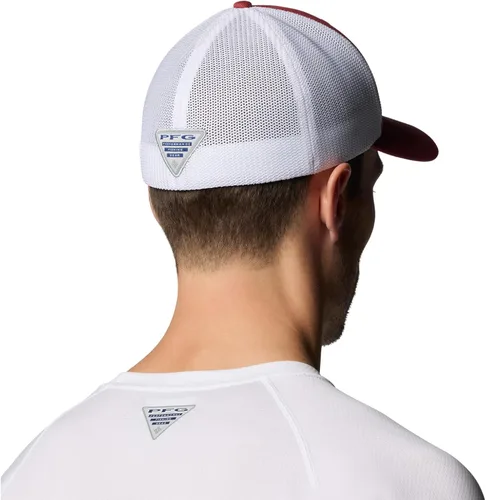 Miniatura 822 de Columbia - Gorra de malla con bandera con árboles unisex para adultos, corona alta