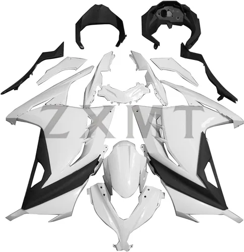 Kit de carenado de motocicleta sin pintar para Kawasaki NINJA 300 EX300 EX300A EX300B 2013-2017 2014 2015 2016 (17 piezas)