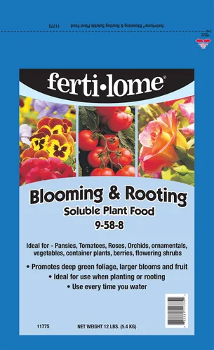 Miniatura 5 de Ferti-lome (11771) - Alimento vegetal soluble para floración y enraizamiento 9-58-8 (1.5 lb)